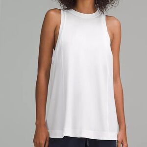 lululemon athletica Long White Tank Top